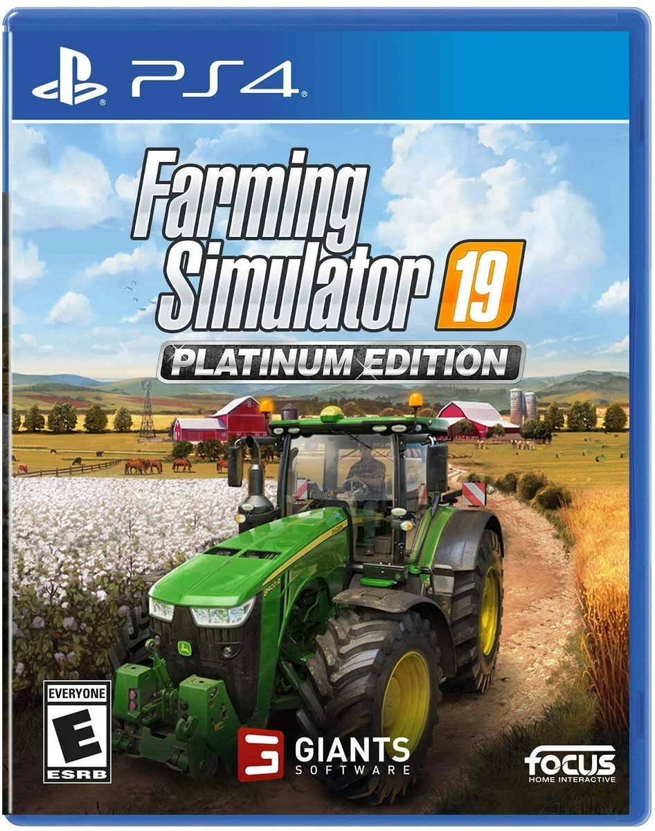 Farming Simulator 19 Platinum Edition Sony PS4 Farm Sim Game.