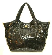 Marc by Marc Jacobs Black Leather Trim XLarge Shoulder Handbag