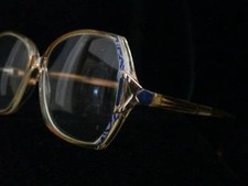 VTG Eyeglass Frames Rodenstock Blue Champagne Plastic 58-16 135