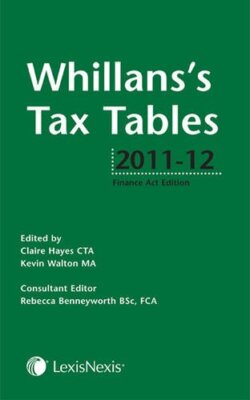 Whillans's Tax Tables (Finance ACT Edition) By Kevin Walton