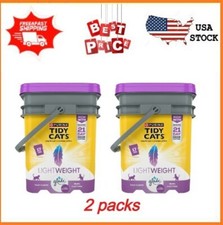 Tidy Cats Low Dust, Clumping, LightWeight Glade Clean Blossoms Multi Cat Litter