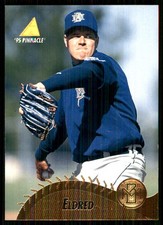 Cal Eldred 1995 Pinnacle #377 Brewers MLB READ FREE SHIPPING AutographDen