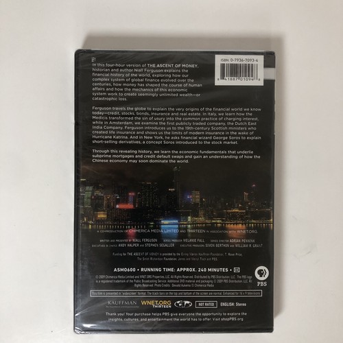 The Ascent of Money / Niall Ferguson / PBS / 2009 DVD Documentary Movie - Picture 6 of 6