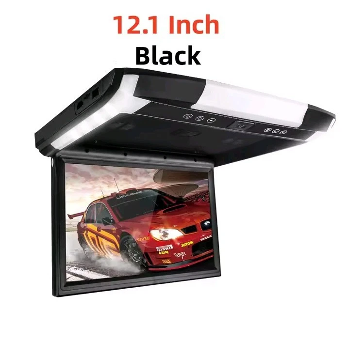 Monitor LCD da 12pollici per montaggio a soffitto schermo per auto. Multimediale - Immagine 3 di 4