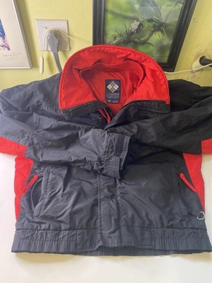 Vintage 90s Columbia Bugaboo Red Blue Colorblock Jacket Radial Sleeve Men Medium