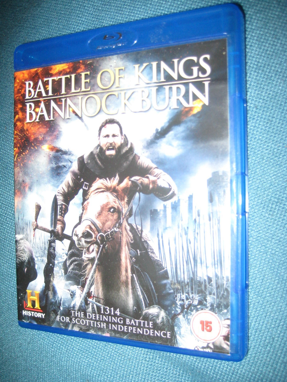 BATTLE OF KINGS BANNOCKBURN 1314 BLU RAY HISTORY CHANNEL MINT DISC FREE P&P