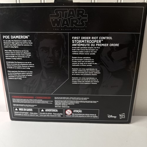 Star Wars Black Series 6 Poe Dameron and First Order Riot Control Stormtroope... - Picture 2 of 2