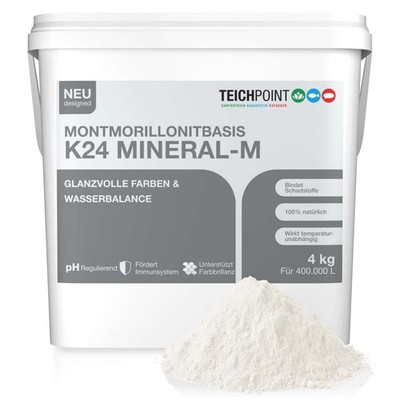 K24 Mineral-M 4kg - Montmorillonit Tonmineral Koi Teich
