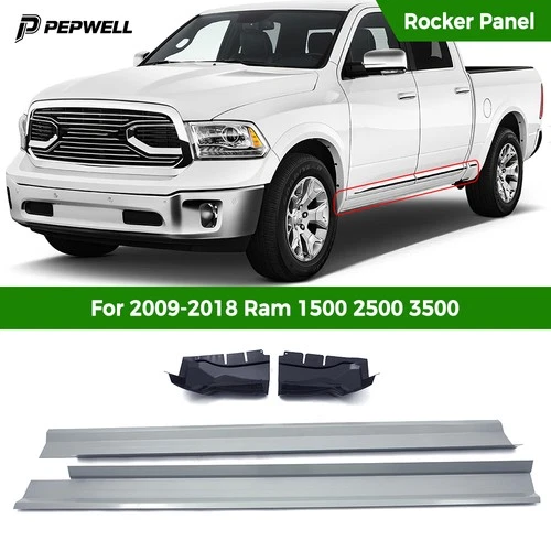 For 2009-2018 Dodge Ram Extended Quad Cab Outer Rocker Panels & Cab Corner Kit