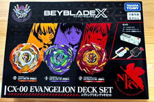 TAKARATOMY MALL EVANGELION STORE Limited BEYBLADE X CX-00 Evangelion Deck Set