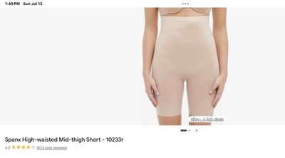 SPANX High Waist mid thigh Shape wear,  Chestnut Brown 10233r, Size Small, NWT.