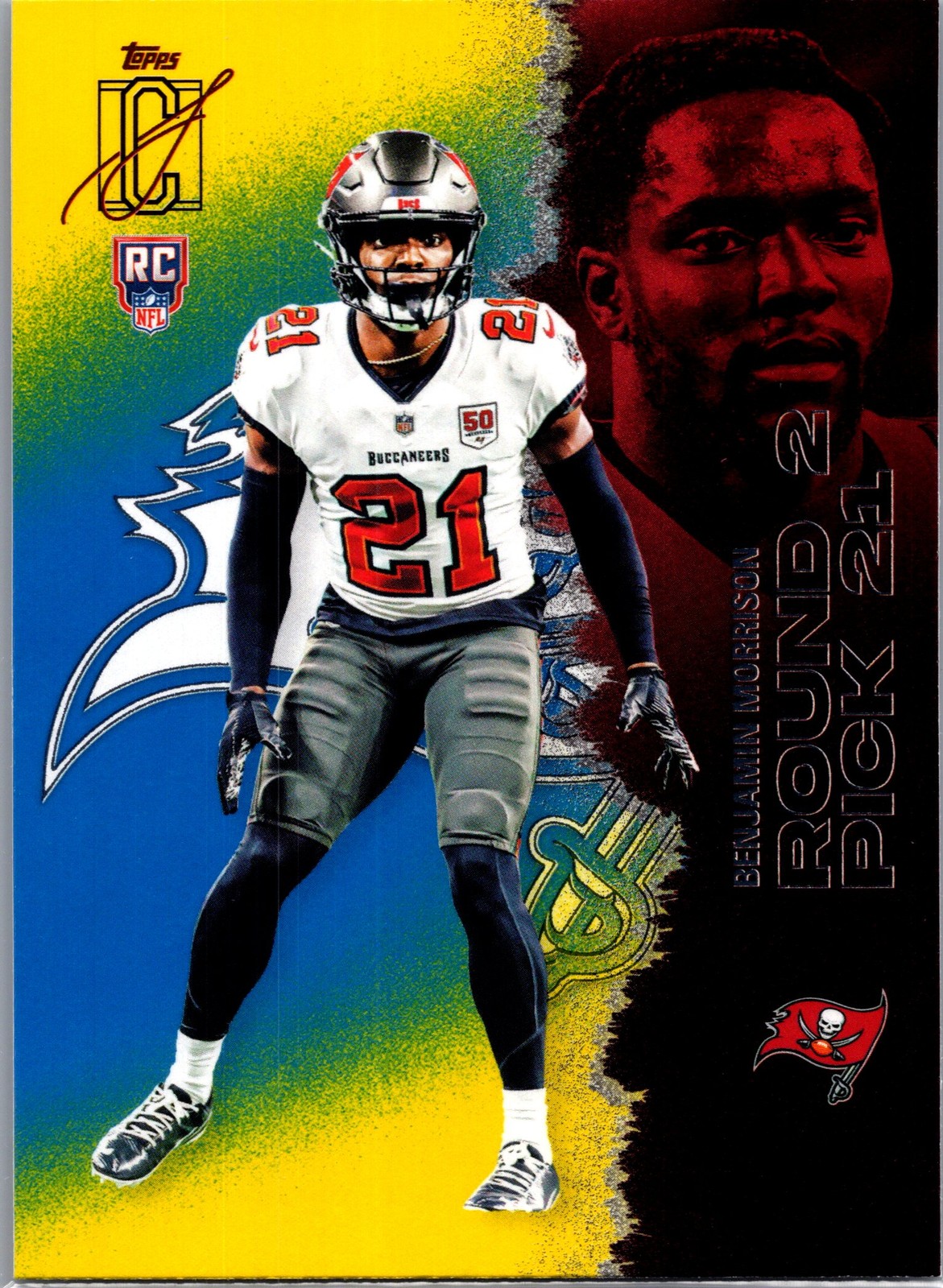 2025 Topps Signature Class #148 Benjamin Morrison Blue & Yellow