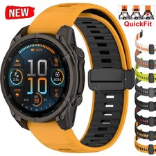 Quick Fit Magnetic Strap For Garmin Fenix 8 E 7 7X 6 6S 6X 5 5S 5X 3 Watch Band