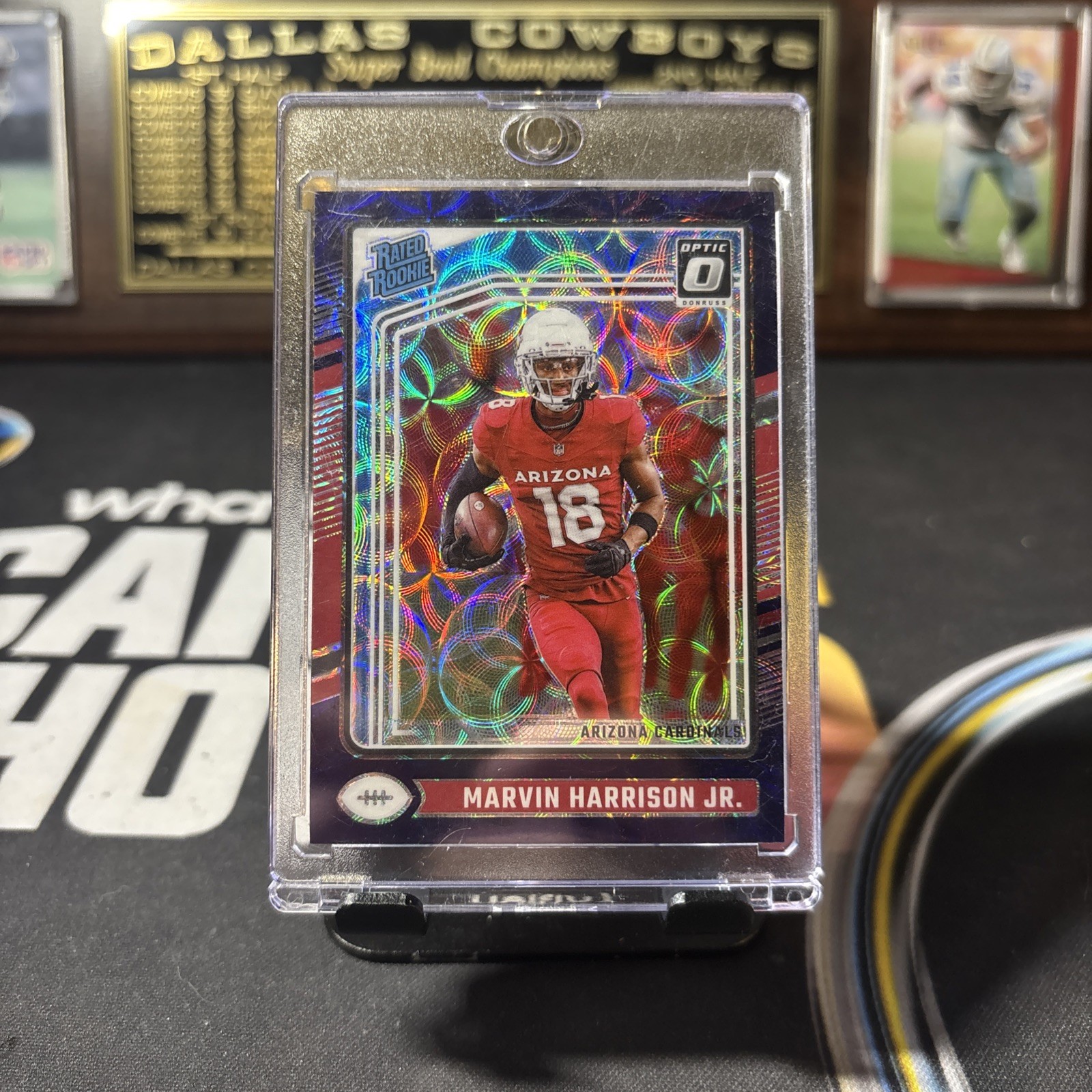 2024 Panini  Optic - Rated Rookie Marvin Harrison Jr. #276 Blue Scope Prizm