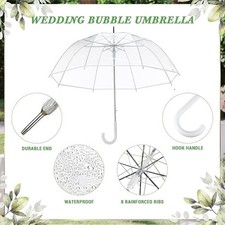 24PCS Wedding Favors for Guest Umbrella Gifts Bulk 52 Inch Large Dome 1875AT4
