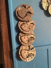 Lot Of 4 Vintage Swiss Movements, Parts Only