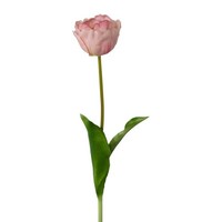 Kunstblume Tulpe GefüLlt, 2Er Set, Farbe Rosa, HöHe Ca. 58 Cm