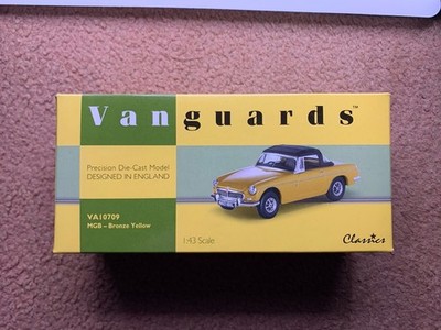 Vanguards Corgi 1:43 MGB Bronze Yellow VA10709
