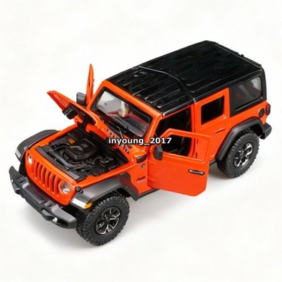 1:24 Jeep Wrangler Rubicon 4xe Modellauto Druckguss Kinder Spielzeug Türen Offen
