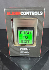 Alarm Controls Assa Abloy TS-2 Push to Exit Button Green - New FAST SHIP