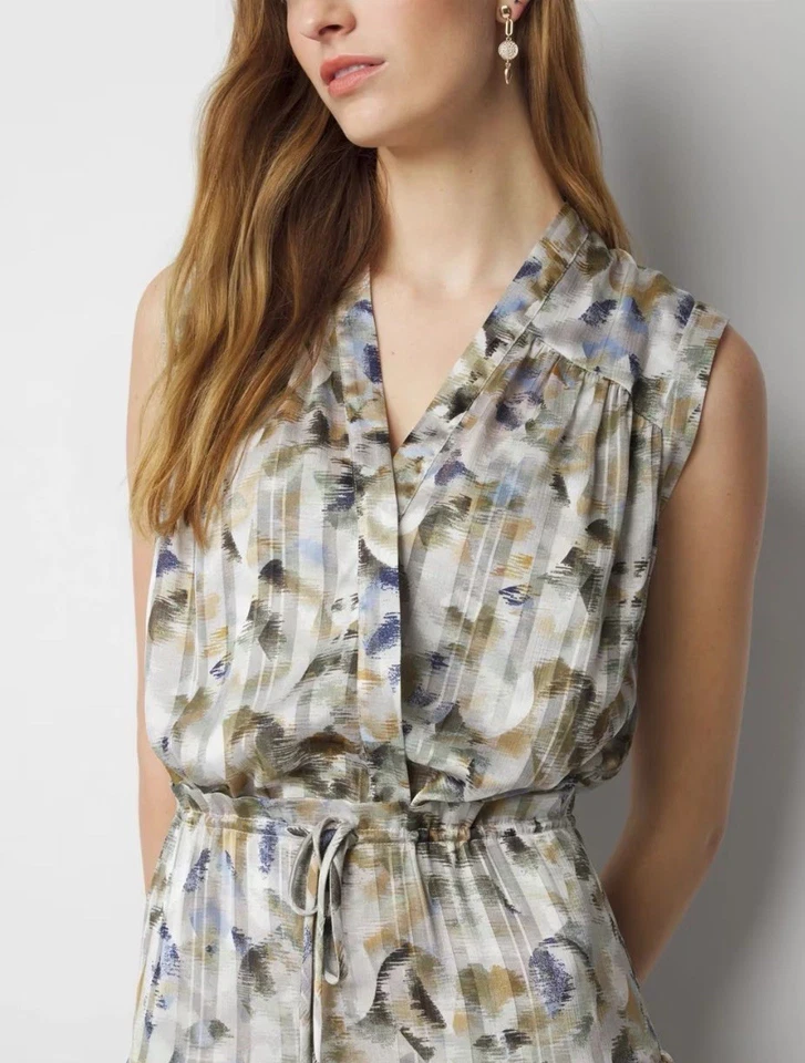 Новый с Ярлыками Белый дом черный рынок WHBM шифоновое макси красивое платье| размер XSP| $190 ❗ - Изображение 3 из 4