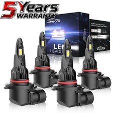 For Gmc Sierra 2500 Hd 2001-2006 9005 9006 Led Headlight Bulbs High Low Beam 4x