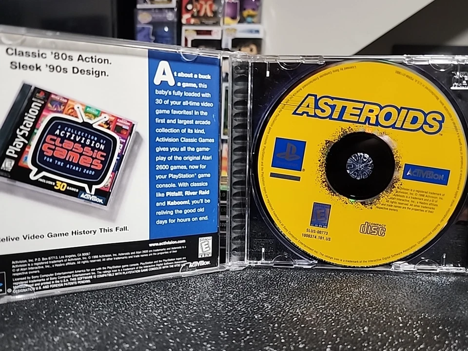 Asteroids ( Sony PlayStation 1, 1998 ) Complete w/ Manual - Tested Working - Image 3 of 4