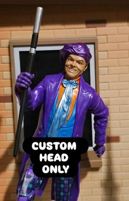 Custom Head  For Mcfarlane Batman 1989 Joker Nicholson