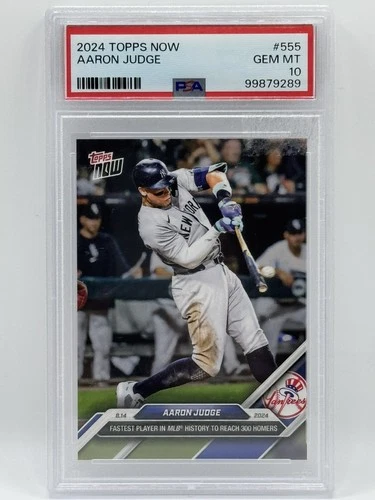 2024 Topps Now  - Aaron Judge #555 - Gem Mint PSA 10
