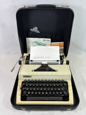 Machine à écrire Erika 100 Nettoyée Révisée + Ruban Neuf Vintage thumbnail