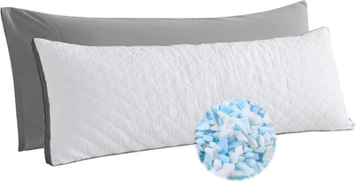 Memory Foam Body Pillow with Removable Pillowcase-Fluffy Body Pillows for Adults