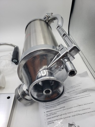 Sausage Stuffer 3L Sausage Maker Meat Filler Machine Stainless Steel - Picture 4 of 12