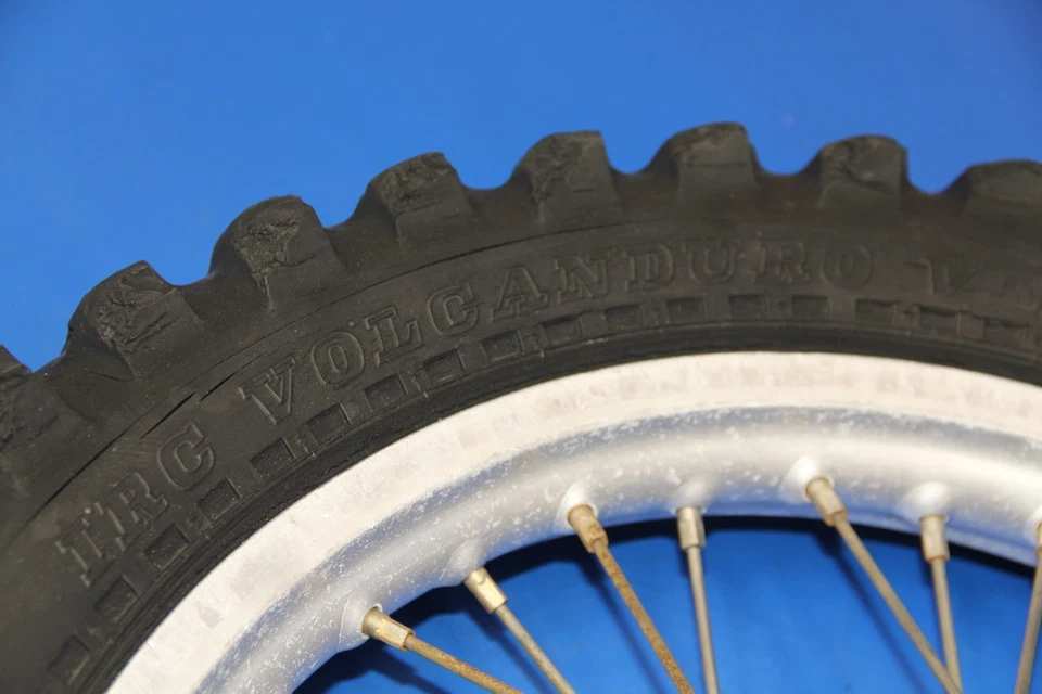 1989 89 KDX200 KDX 200 задний обод колеса центральные спицы ступица шпиндель ротор шина - Изображение 3 из 4