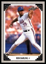 Ron Darling 1991 Leaf #378 New York Mets MLB READ FREE SHIPPING AutographDen