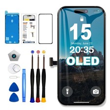 For iPhone 15 OLED Premium Display Touch Screen Replacement Digitizer Assembly