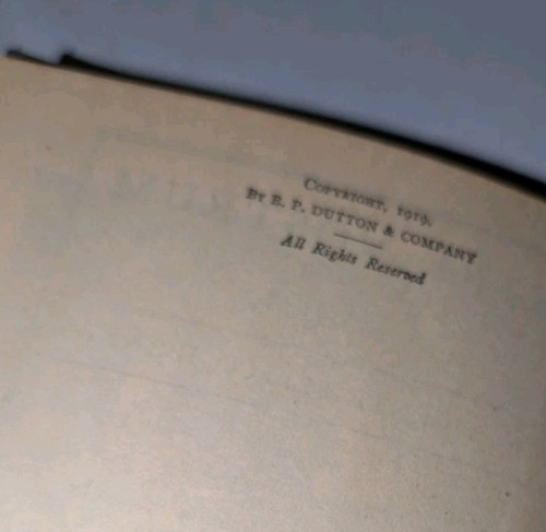 MARE NOSTRUM 1919 BLASO IBANEZ RARE HARDCOVER BOOK VINTAGE - Picture 4 of 4