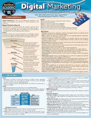 Digital Marketing : QuickStudy Laminated Reference and  -  NEW Kyle Allison 2023