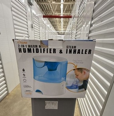Crane 2-in-1 Warm Mist Humidifier & Steam Inhaler