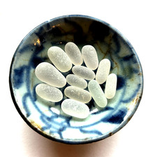 Surf Tumbled Sea Glass For Collectors for their Collection 12 RARE Capsules 