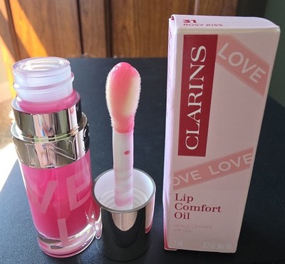 Clarins Lip Comfort Oil In 31 Rosy Kiss NIB FREE SHIP 