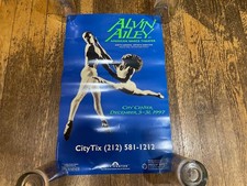 Alvin Ailey American Dance Theater Poster 1997 City Center New York City NY NYC