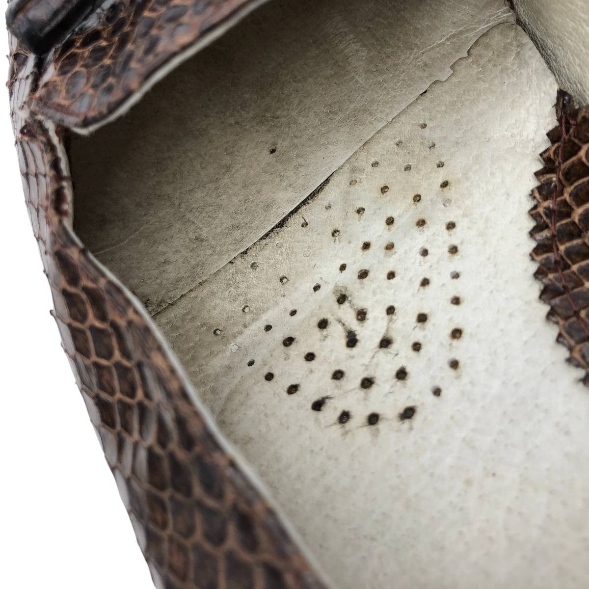 Stacy Adams Snake Print Python Pattern Tassel Loa… - image 11