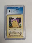 Pokemon 1999 Shadowless Base Set Pikachu 58/102 CGC 9