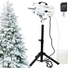 1500W Snow Machine Wireless Remote Control Large Output Adjustable flake Size