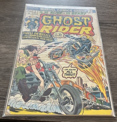 Ghost Rider #3 Marvel Comics DEC 1973 1st Flaming Motorcycle KEY BRONZE AGE BOOK