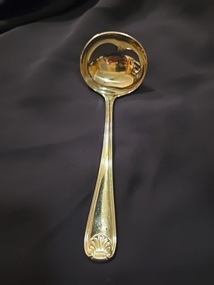 Gorham shell pattern gravy ladle stainless