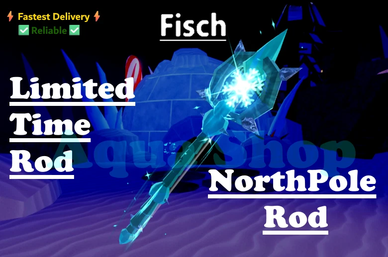 ROBLOX 🔥🟢 [FISCH] | North pole Rod Crafting Materials | [FISCHMAS 2] + 15k Bells