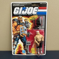 Road Pig Dreadnok Action Figure GI Joe ARAH Hasbro 1988 New Sealed Carded MOC
