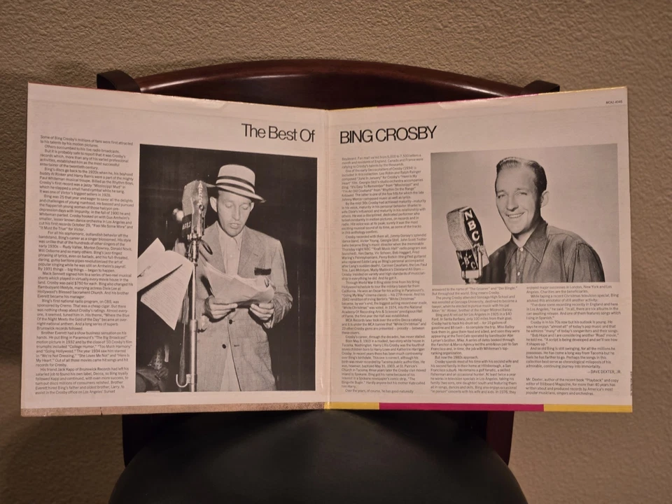Bing Crosby Best of Bing Vinyl Double Album Flawless Both Record/Cover (see des) - Image 3 of 4