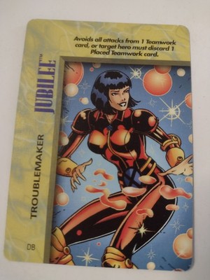 1996 Fleer Marvel Over Power Trading Card Game Jubilee Troublemaker